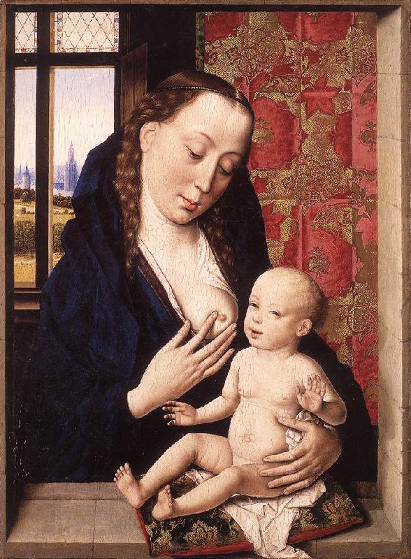 BOUTS, Dieric the Elder Mary and Child fgd Sweden oil painting art